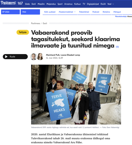 Postimehe screenshot 16.05.24