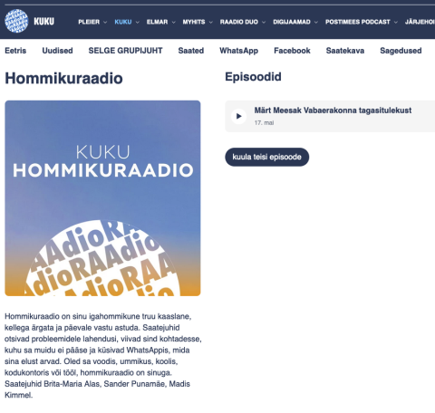 Kuku Hommikuraadio screenshot